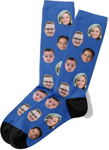 Wallet&Heart Custom Face Socks, Personalized Photo Gift, Groomsmen, Team, Funny Pictures | Up to 5 Faces in Kuwait