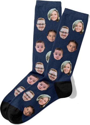 Wallet&Heart Custom Face Socks, Personalized Photo Gift, Groomsmen, Team, Funny Pictures | Up to 5 Faces in Kuwait