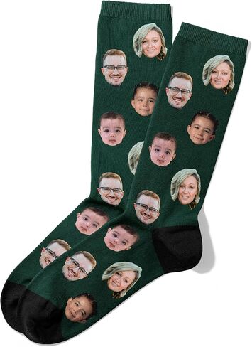 Wallet&Heart Custom Face Socks, Personalized Photo Gift, Groomsmen, Team, Funny Pictures | Up to 5 Faces in Kuwait
