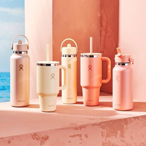 Hydro Flask 24 oz Wide Mouth Straw Lid Laguna in Saudi Arabia