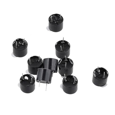10pcs النشط الجرس النشط الإنذار 5V الجرس المنبه Ringer 12 * 9.5mm مغناطيسي نغمة الصافرة المستمرة in Kuwait