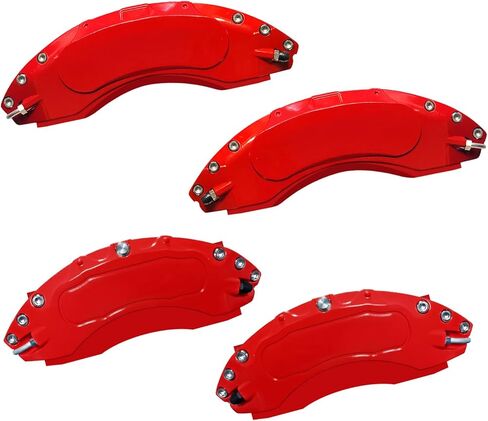 AOOA Caliper Covers Red Brake Aluminum Covers Fits Ford Bronco 2021-2024 (18-inch wheels and above）(Set of 4) in Kuwait