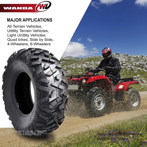 Wanda One New Radial ATV Tyre على 27 × 9R14 6PR P3501-10401 in Saudi Arabia