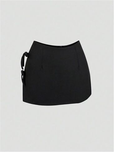 Soly Hux Women's Boy Side A Line Bodoycon Skort Side Slit Mini Tartts مع بنيت في شورتات in Saudi Arabia