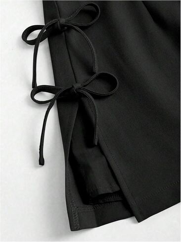 Soly Hux Women's Boy Side A Line Bodoycon Skort Side Slit Mini Tartts مع بنيت في شورتات in Saudi Arabia