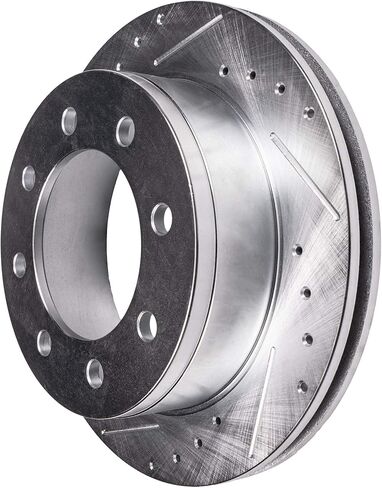 Detroit Axle - مجموعة الفرامل الأمامية لعام 2000 2001 2002 دودج رام 2500 3500 بديل محفور ومحفور بالقرصين ووسادات الفرامل السيراميك in Saudi Arabia