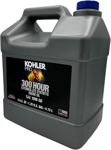One Pack compatible with Kohler PRO SAE 10W-50 Extended Life Synthetic Engine Oil 5-Quart 25-357 75-S Contains One 5 Quart Bottle and a Funnel in Saudi Arabia
