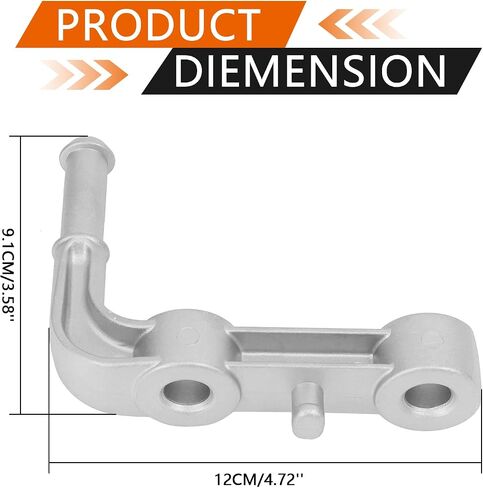 Rear Left Exhaust Bracket Muffler Support, Compatible with Ram 1500 5.7L 6.2L 2019 2020 2021 2022 2023 2024 Driver Left Side Exhaust Support Bracket Assembly Replace# 68275662AB in Saudi Arabia