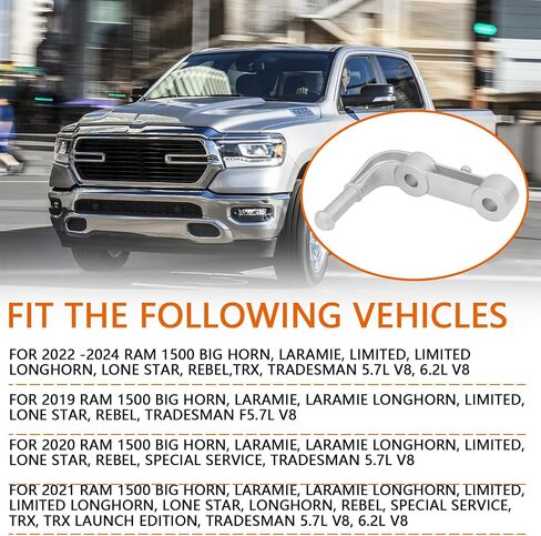 Rear Left Exhaust Bracket Muffler Support, Compatible with Ram 1500 5.7L 6.2L 2019 2020 2021 2022 2023 2024 Driver Left Side Exhaust Support Bracket Assembly Replace# 68275662AB in Saudi Arabia