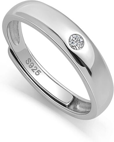 MEISSA 0.5CT خواتم الخطبة للنساء رجال فرق زفاف حلقات زوجين مجموعة الوعد خواتم الذكرى in Saudi Arabia