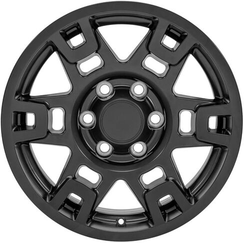 OE Wheels TY16 17 بوصة الحافات FIT 4RUNNER TRD Style 6x139.7 17x7 Matte Black - Hollander 75167 (مجموعة من 4) in Kuwait