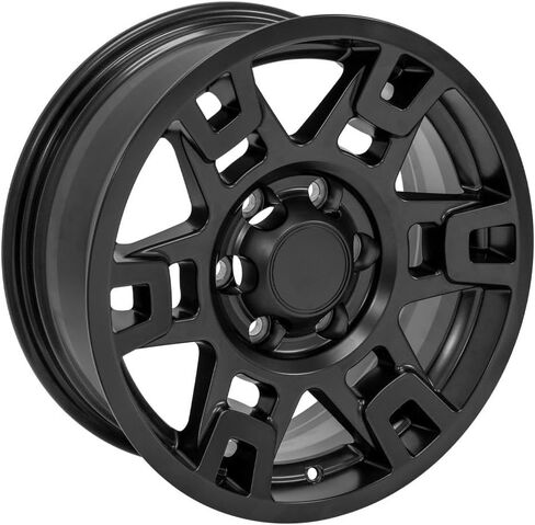 OE Wheels TY16 17 بوصة الحافات FIT 4RUNNER TRD Style 6x139.7 17x7 Matte Black - Hollander 75167 (مجموعة من 4) in Kuwait