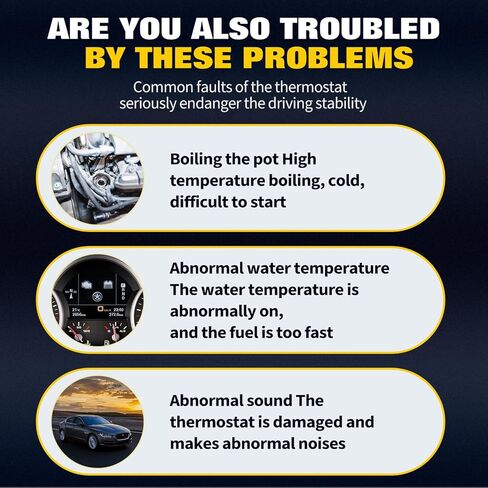 OCPTY Engine Coolant Thermostat Housing Fit for Cadillac CTS 2016-2018,for Chevrolet Camaro 2016-2018,for Chevrolet Corvette 2015-2018 Thermostat Housing Assembly Replaces 12658723 in Kuwait