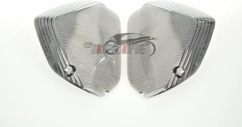 TOPZONE Compatible for Kawasaki 2006-2019 Ninja ZX-14 / ZX-14R ; 2006-2019 ZZR1400 / ZZR 1400 ABS; Front/Rear Turn Signal Blinker Lamp Light Idicator (Rear Turn Signal Lens, Smoke Lens) in Saudi Arabia