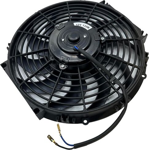 مزدوج 12-13 بوصة شاقة 130 واط عكسها مروحة التبريد الكهربائي قابلة للتعديل مسبار درجة حرارة ترموستات مفتاح الأسلاك مجموعة الأسلاك in Kuwait