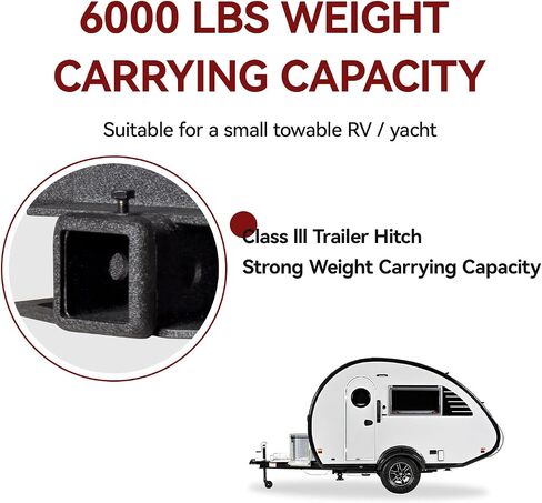 Trailer Hitch Black Steel Compatible with 2015 2016 2017 2018 2019 2020 2021 2022 Chevy Chevrolet Colorado and GMC Canyon w/2" Hitch Receiver in Saudi Arabia