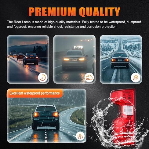 Tail Light Assembly Compatible with 2019 2020 2021 2022 2023 2024 Chevy Silverado 1500 2500HD 3500HD，Replaces 84554656 84752978 GM2800308 (Right Passenger Side, Halogen) in Kuwait