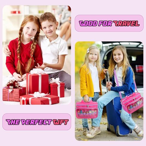Sun3drucker Carrying Bag for Toniebox Starter Set - Carrying Case for Toniebox, Tonie Figures,Headphones and Charging Station, Portable Storage Bag with Shoulder Strap and Handle Bar (Pink) in Kuwait