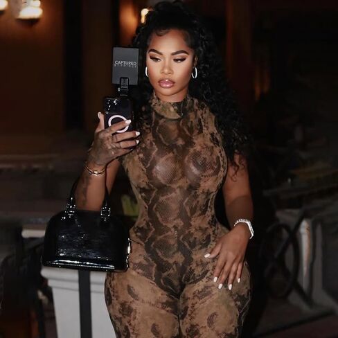 Summer Sexy Jumpsuits for Women Print Short Sleeve Back Hollow Out Bodycon Jumpsuit Mesh Club Outfits Trendy in Saudi Arabia