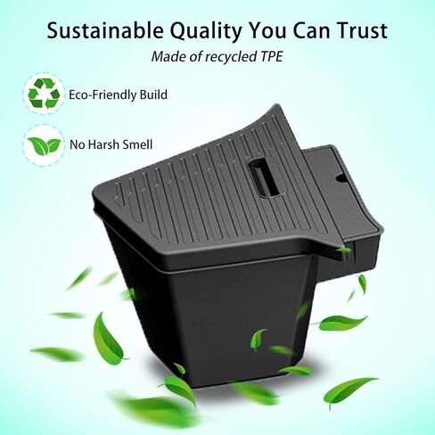 Trunk Storage Bins Trunk Organizer for 2025 2026 Tesla Model Y Juniper 5-Seater, 2PCS Large-Capacity Rear Side Storage Boxes with Under-Panel Compartment for Model Y Juniper Interior Accessories in Kuwait