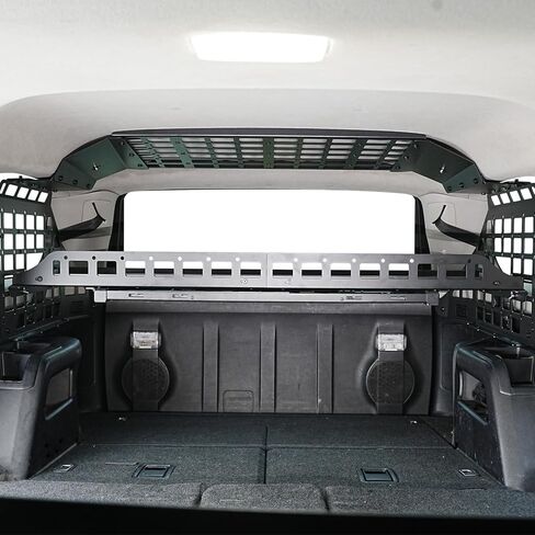 ل Toyota 4runner 2010-2024 لوحة التخزين المعيارية على الرف الخلفي جذع الأمتعة الأمتعة مول من المنظمات الجذع منظم الجذع (لوحة النافذة الجانبية) in Kuwait