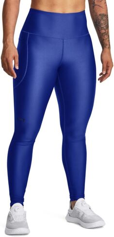 Under Armour Womens HeatGear Armour High Waisted No Slip Ankle Leggings, (400) Team Royal / / Black, 2X in Saudi Arabia