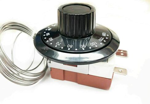 MACHSWON Capillary Car Thermostat, TS-120SR Cooling Radiator Fan Temperature Control Switch, Adjustable 0-120°C Heating/Cooling in Saudi Arabia