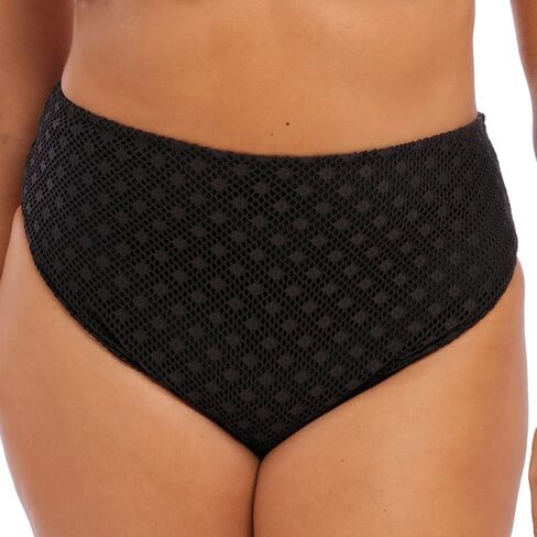 Elomi Bazaruto Mid Rise Swim Brief (ES800672),UK 24,Black in Saudi Arabia
