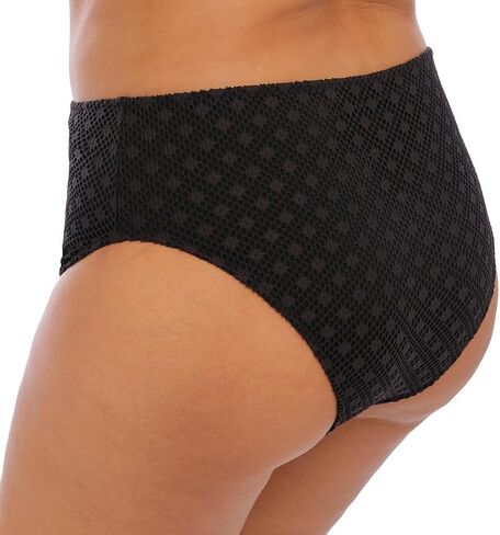 Elomi Bazaruto Mid Rise Swim Brief (ES800672),UK 24,Black in Saudi Arabia