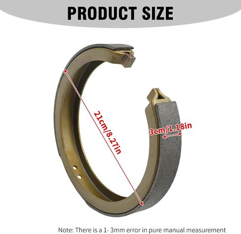 781PG 781B Rear Organic Material Brake Shoes Kit, Replacement for Buick Rainier 2004-2007 Replacement for Cadillac Deville 2000-2005, Replaces 111.07810 in Saudi Arabia