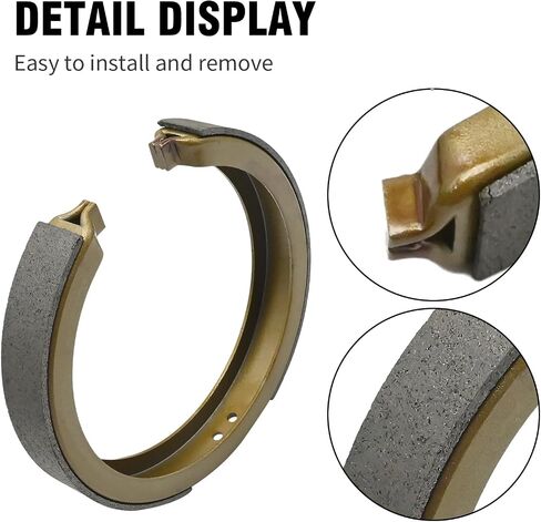 781PG 781B Rear Organic Material Brake Shoes Kit, Replacement for Buick Rainier 2004-2007 Replacement for Cadillac Deville 2000-2005, Replaces 111.07810 in Saudi Arabia