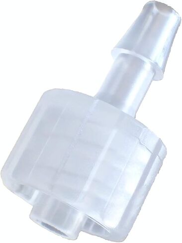 BleedZone - Male Luer Lock Connector - 1/8"" Hose Barb Fittings, PP Polypropylene Hose Luer Lock Adapter, 10x Hose Barb Adapter for Laboratory Equipment, Luer Lock Tubing, Luer Lock Fittings in Kuwait