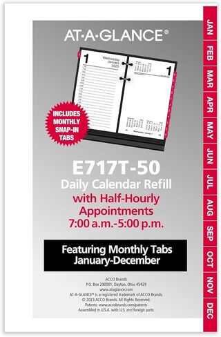 AT-A-GLANCE 2026 Desk Calendar Refill, Daily, 3.5" x 6", Standard, Loose-Leaf, QuickNotes (E5175026) in Saudi Arabia