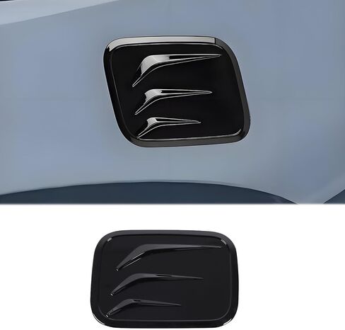 Car Fuel Tank Cap Cover Trim Compatible with Toyota Grand Highlander 2024 2025,Black ABS Gas Tank Cap Fuel Filler Door Cover Trim Exterior Accessories 1PCS (Glossy Black) in Kuwait
