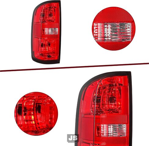 نماذج Jsboya Halogen Tail Light Fits لعام 2015-2022 Chevy Colorado الخارجي الخلفي التجميع الخليط OE الاستبدال المباشر مع مصباح الذيل فرامل المصابيح LH (جانب السائق الأيسر) 84169777 GM2800270 in Saudi Arabia