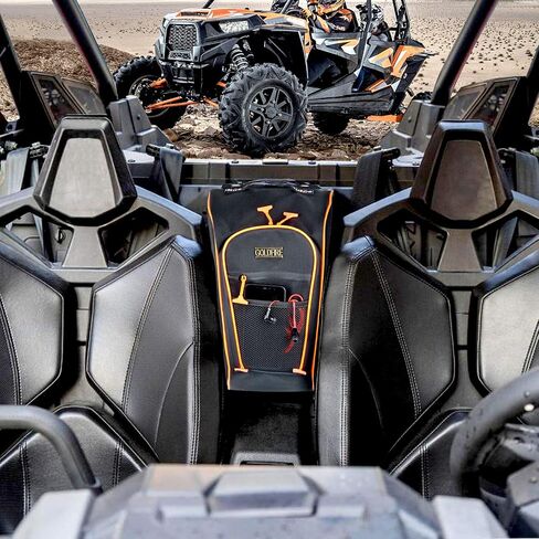 حقيبة تخزين Goldfire RZR Pro XP ، حقيبة مقعد CAND CAB CAB UTV 1680D DEARENTANT SHIPTANT SHIPTANT TOOLLAIRER BAS For Polaris Pro XP / 4 2020-2025 (الأنابيب الحمراء) in Saudi Arabia