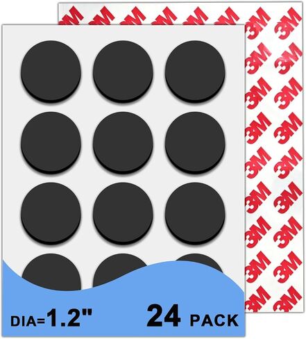 36Pack, (Diameter 0.8" x 0.08" Thick) Circle Magnets Dots Peel and Stick, Precut Round Magnetic Tapes with Adhesive Backing, Circle Flexible Magnets for DIY, Art Projects, whiteboards & Fridge in Saudi Arabia