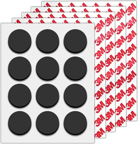36Pack, (Diameter 0.8" x 0.08" Thick) Circle Magnets Dots Peel and Stick, Precut Round Magnetic Tapes with Adhesive Backing, Circle Flexible Magnets for DIY, Art Projects, whiteboards & Fridge in Saudi Arabia