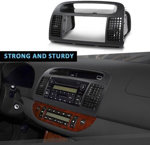 Air Vents Upper Center Dash Trim Trim متوافق مع Toyota Camry 2002 2003 2004 2005 2006 Gray in Kuwait