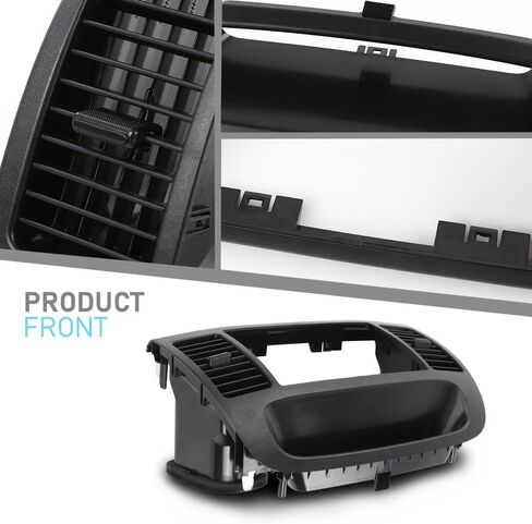 Air Vents Upper Center Dash Trim Trim متوافق مع Toyota Camry 2002 2003 2004 2005 2006 Gray in Kuwait