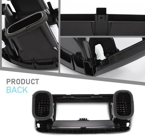 Air Vents Upper Center Dash Trim Trim متوافق مع Toyota Camry 2002 2003 2004 2005 2006 Gray in Kuwait