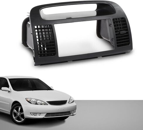 Air Vents Upper Center Dash Trim Trim متوافق مع Toyota Camry 2002 2003 2004 2005 2006 Gray in Kuwait