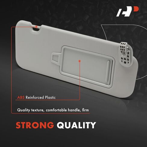 A-Premium Driver & Passenger Sun Visor Compatible with Hyundai Elantra 2016 2017 2018 2019 - with Vanity Mirror, Gray Color - Replaces 85220F0100TTX, 85210F0100TTX in Saudi Arabia