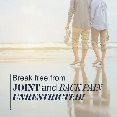 Glucosamine Chondroitin Complex Back, Neck, and Joint Support Supplement with Boswellia, Quercetin, & MSM - Renew Your Joints from The Inside Out - Move with Freedom and Ease in Saudi Arabia