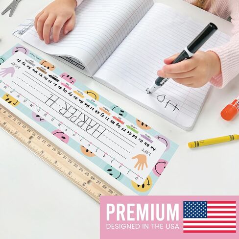 36 Name Tags for Classroom Desks - 14.5 x 4" Desk Name Plates for Classroom, Student Name Tags for Desk Kindergarten, Preschool, 1st, 2nd and 3rd Grade - Crayon Classroom Decor in Saudi Arabia