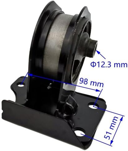 4pcs محرك المحرك ومجموعة Mount Trans متوافقة مع Mitsubishi Galant Eclipse 1999 2000 2001 2002 2003 مع Auto Trans Mount لـ A4602 A4612 A4621 A6699 in Kuwait