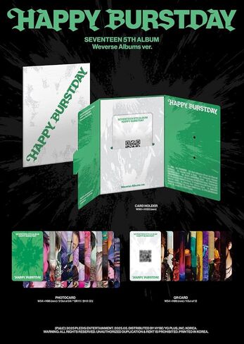 SEVENTEEN 5th Full Album [HAPPY BURSTDAY] Weverse Version SVT in Saudi Arabia