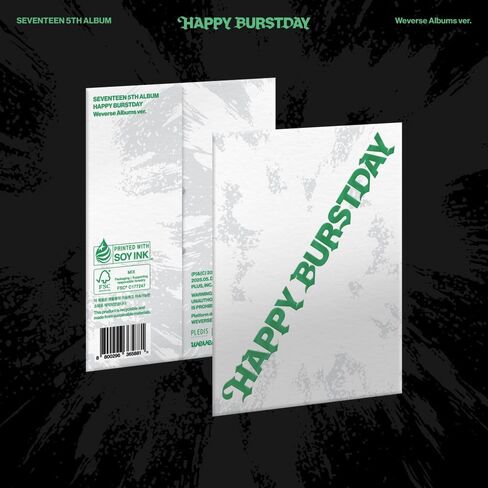 SEVENTEEN 5th Full Album [HAPPY BURSTDAY] Weverse Version SVT in Saudi Arabia
