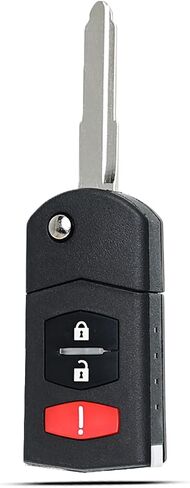 Key Fob Shell Case Replacement Fits for Mazda 2 3 5 CX-7 CX-9 2006-2015 Keyless Entry Remote Control 3 Button Pad Cover (FCCID:BGBX1T478SKE125-01) in Saudi Arabia