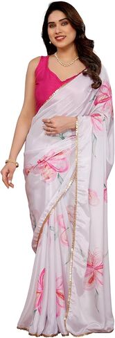 Soft Shiffon Bollywood Party wear Georgette Printed Indian saree for Women's in Kuwait